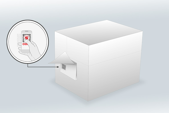 2. Loyalty QR-Code scannen und SATA coins sammeln