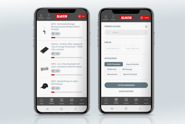 Der SATA Loyalty Shop
