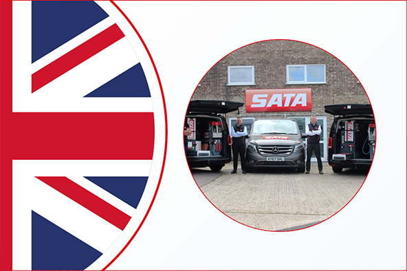SATA UK – Neues Lager und Techfair