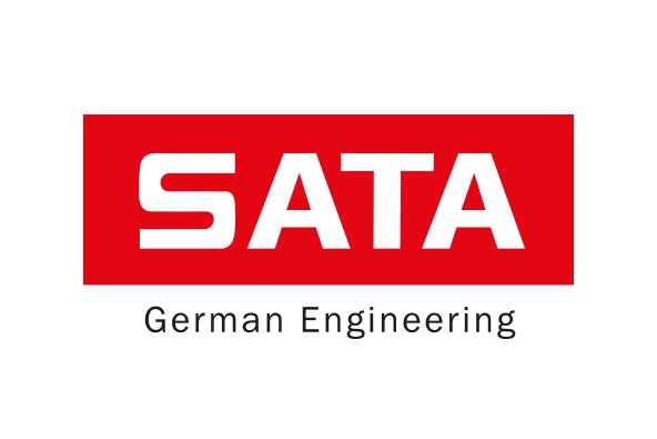 The SATA Logo shining in a new look