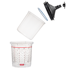 LCS 0.65 l - the Liner - 200 µm flat sieve